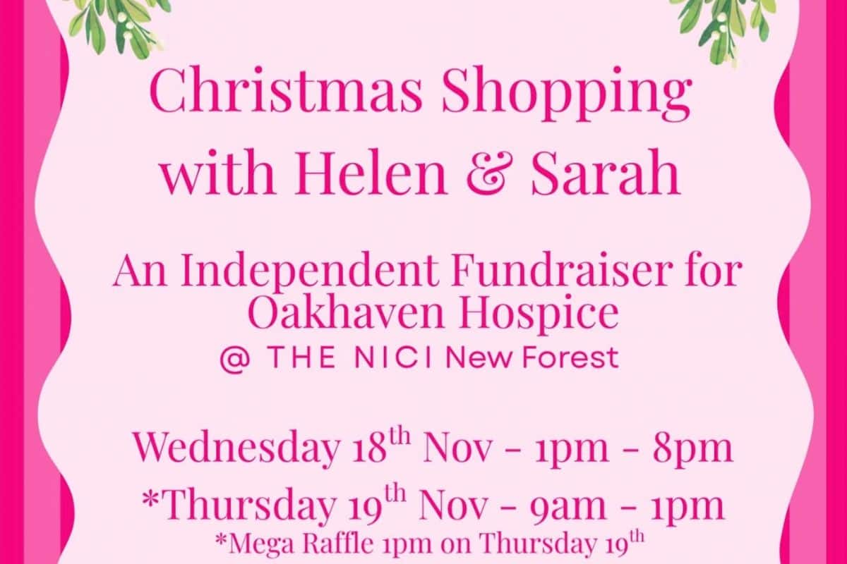 Christmas Shopping with Helen and Sarah at the Nici New Forest