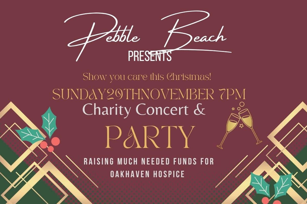 Pebble Beach Christmas Concert & Party Night in aid of Oakhaven Hospice